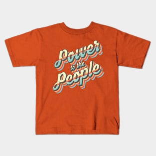 Power to the People Kids T-Shirt